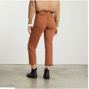EVERLANE the way high curvy jean in Archroma Rich Earth
